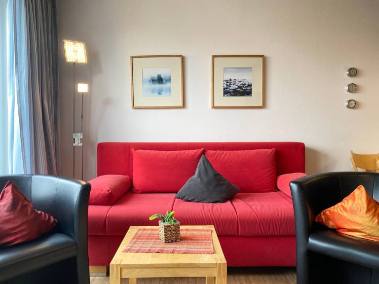 Fully equipped charming rental apartment with patio | Beach nearby | Pets are welcome in Kuehlungsborn