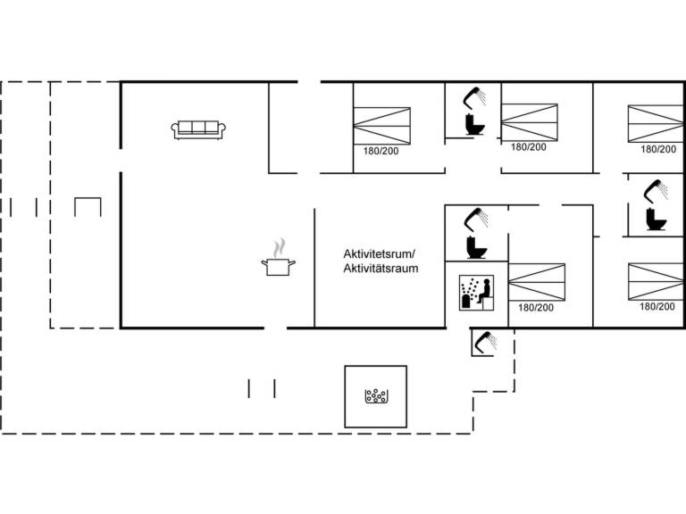 House with jacuzzi, terrace & sauna — photo 2