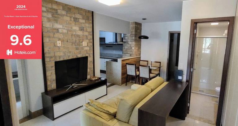 The Sun Resort - Super Apartamento de 2 quartos - 1 suite e 1 reversivel — photo 2