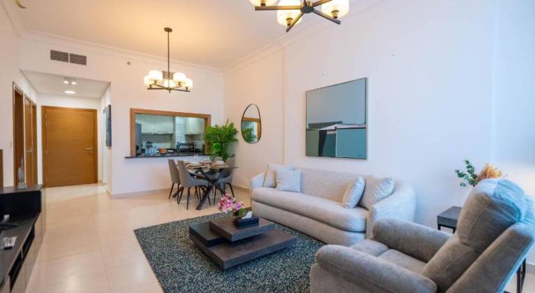 Rental apartment with private pool & patio | Dogs allowed in Abu Dhabi