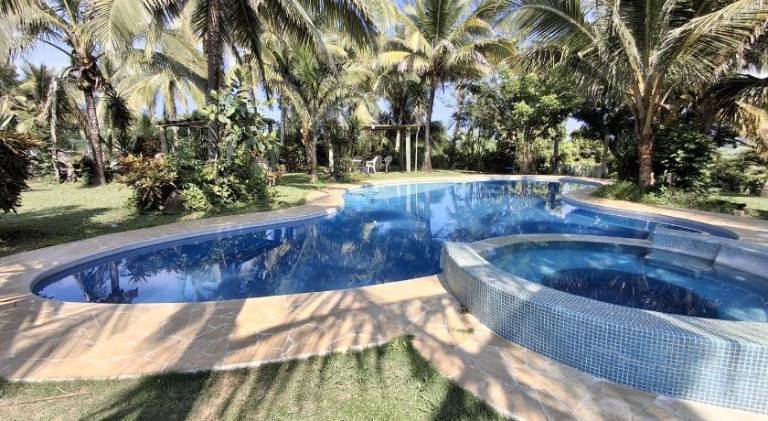 Villa with yard, terrace & private pool in Veracruz