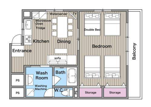 53 m² Ferienwohnung