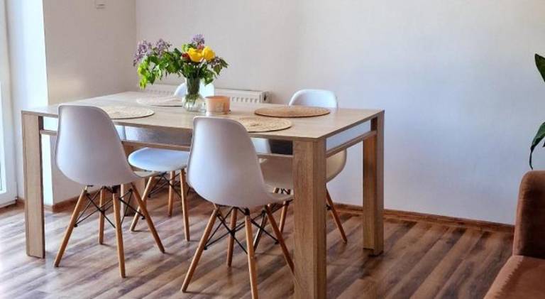 Apartment with barbecue, patio & yard in Mikolajki