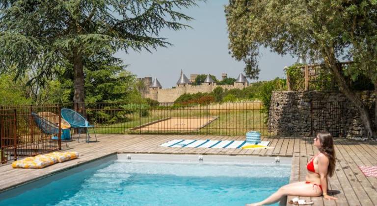 Villa with hot tub & pool in Carcassonne