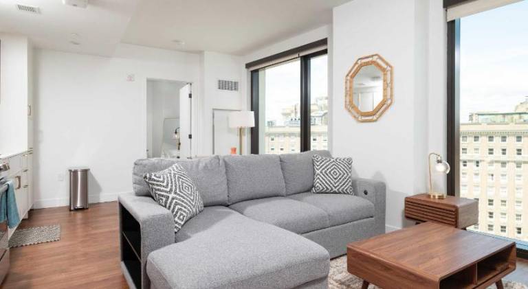 Back-Bay Lux Central 2BR Condo with Rooftop and Parking — photo 2