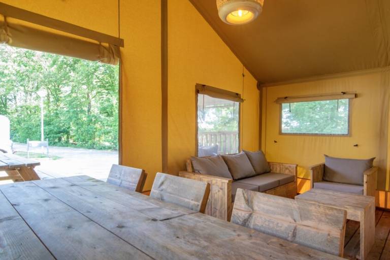 Tent with yard, heated pool & terrace | Next to the beach | Pets allowed — photo 2