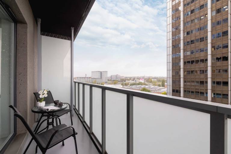 Zabrska 15 Katowice Comfortable Studio Balcony Underground Parking — photo 5