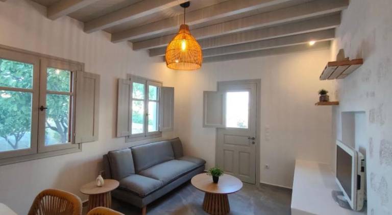 Beautiful apartment with yard & patio | Pet-friendly in Patmos