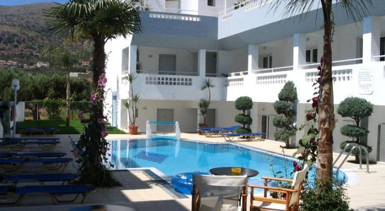 Nice serviced apartment with garden, patio & pool | Pets are welcome in Hersonissos