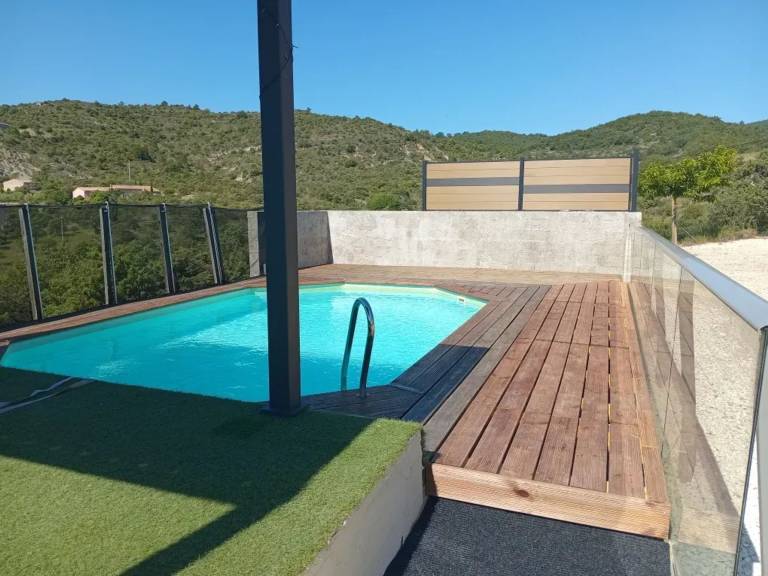 Ferienhaus in Gras, Saint-Maurice-d'Ibie f&uuml;r max. 6 Personen