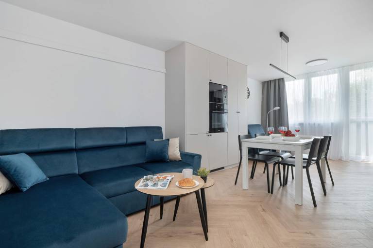 Franciszka ska 66 68 d Blue and White Apartment Balcony — photo 5