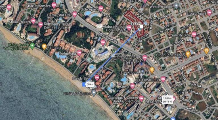 Vacation home with patio, barbecue & garden in Manavgat