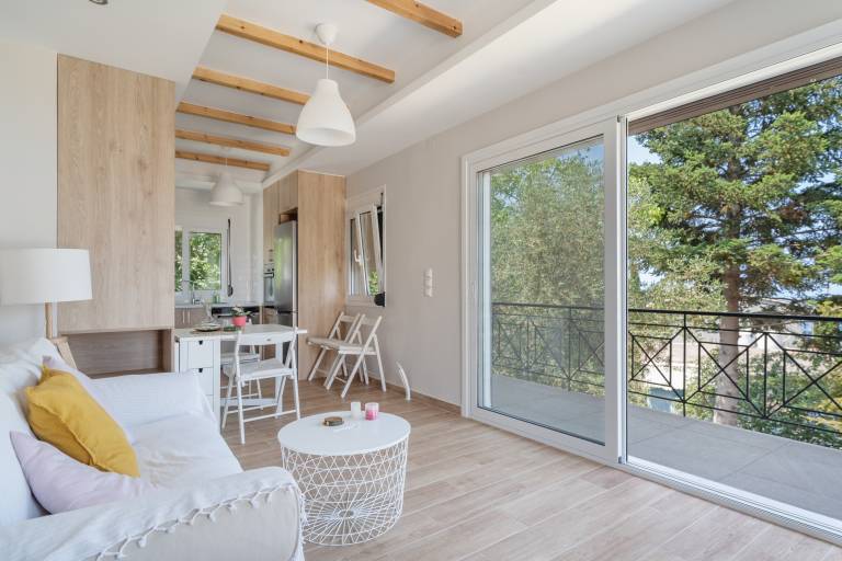 Fully equipped vacation home with fast internet, patio & grill | Mountain view | Pet-friendly in Lefkada