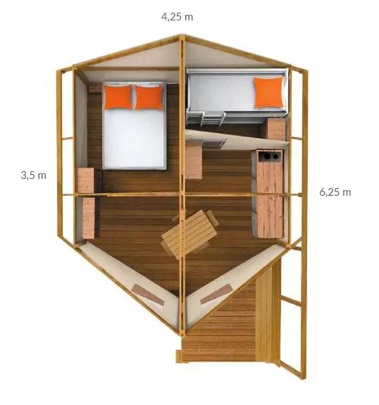 Mobile home with BBQ — photo 2
