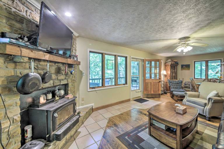 Riverside Cabin w/ 3 Decks in North Vernon! — photo 3