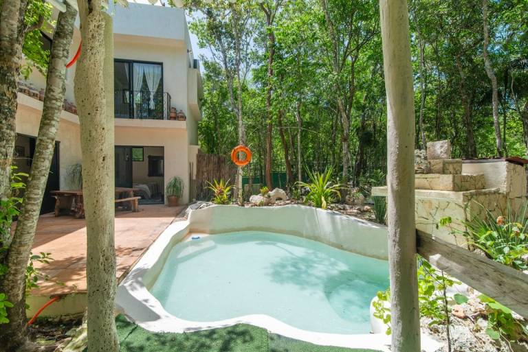 Villa Miguel Chemuyil Jungle Villa Pool