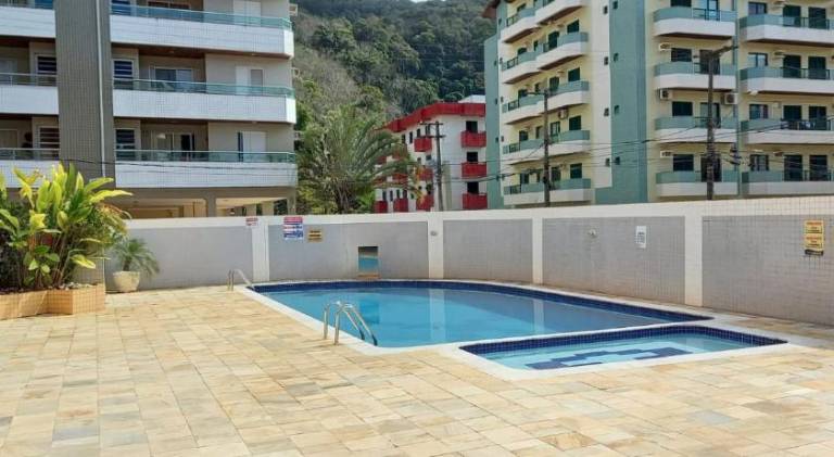 Rental apartment with pool in Ubatuba