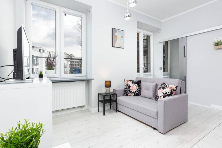 Minska 22 Comfortable Studio for 2 Balcony in Warsaw