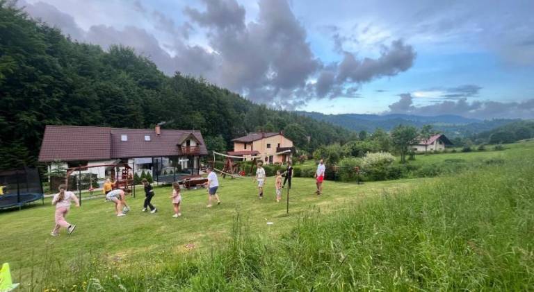 Farm with private pool, barbeque & yard | Pet-friendly in Wisla