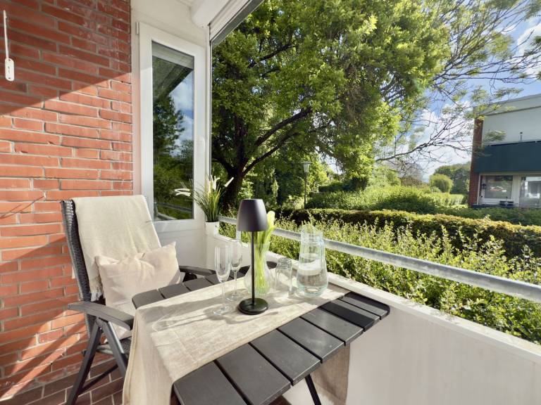 2ZKB 34qm Bad Balkon für bis zu 2 Personen
