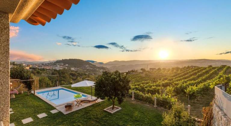 Villa with private pool, garden & patio in Viseu