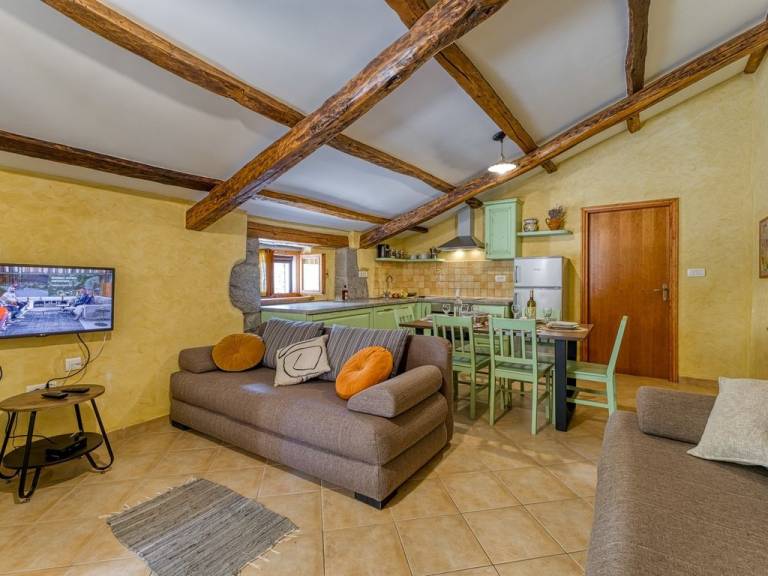 Ferienhaus in Brnobići, Buzet, Kras für max. 7 Personen, Ferienhaus in Brnobići, Buzet, Kras für max. 7 Personen,