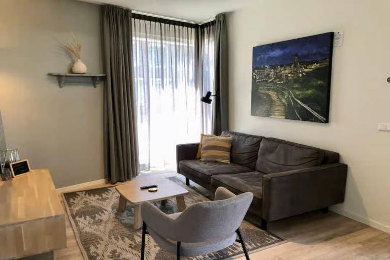 Nice rental apartment with sauna & yard | Beach nearby | Pets are welcome in Zoutelande