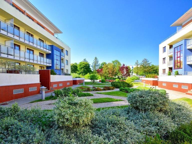 Charmantes Appartement in Kolberg mit Garten in Kolobrzeg