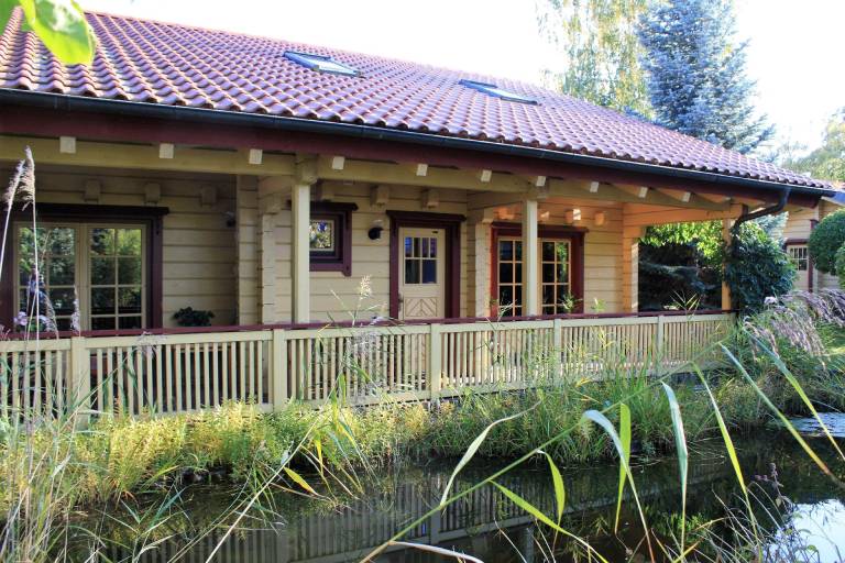 Gemütliches Blockhaus in Waldrandlage mit Sauna