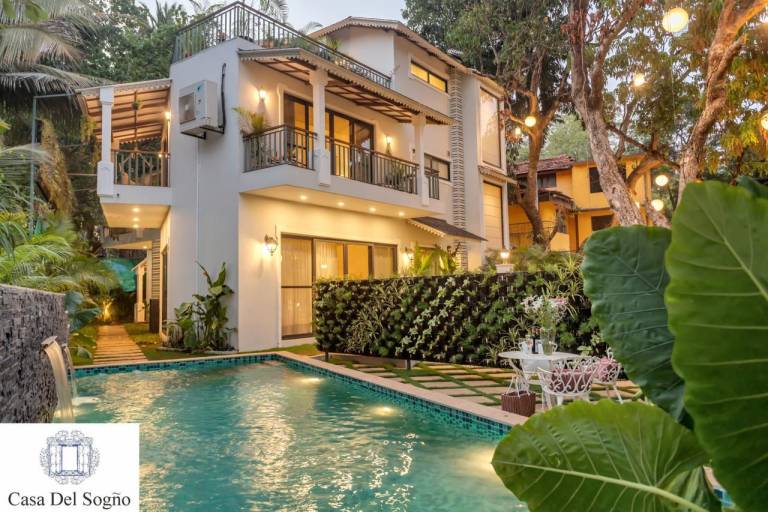 Villa with pool, yard & terrace | Dogs allowed in Anjuna