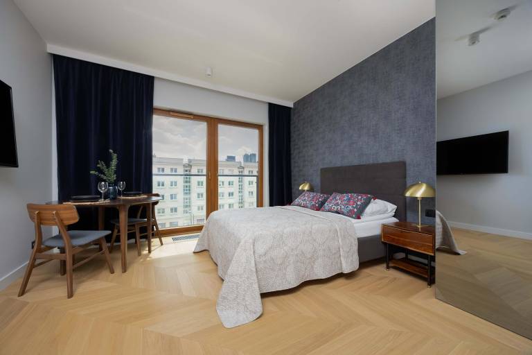 Studio with fast internet in Warsaw