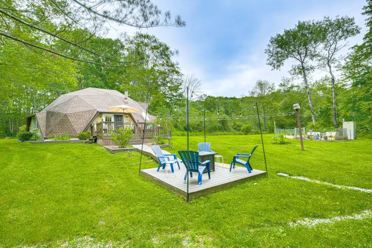 Ski Snowshoe & Fish Dome Escape in Nature