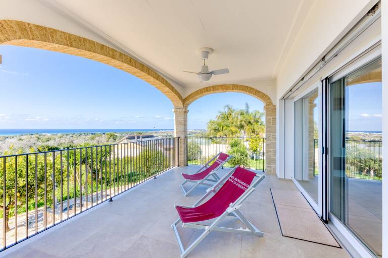 Apartment 'Bianca' with Sea View, Wi-Fi and Air Conditioning in Alliste