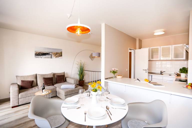 Modernes Appartement Sonnenkieker mit Balkon und Terrasse direkt am Deich — photo 3