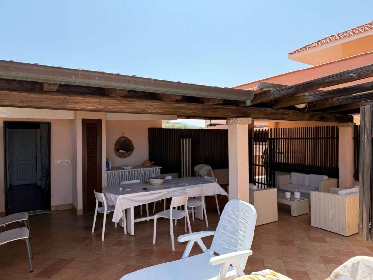 225 Apartment with beautiful terrace on the sea and swimming pool in Golfo Aranci