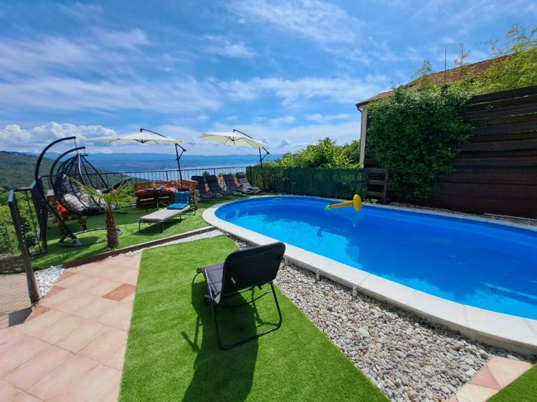 Spacious Luxury Apartment with Amazing Sea View and Private Pool and Boat — photo 2