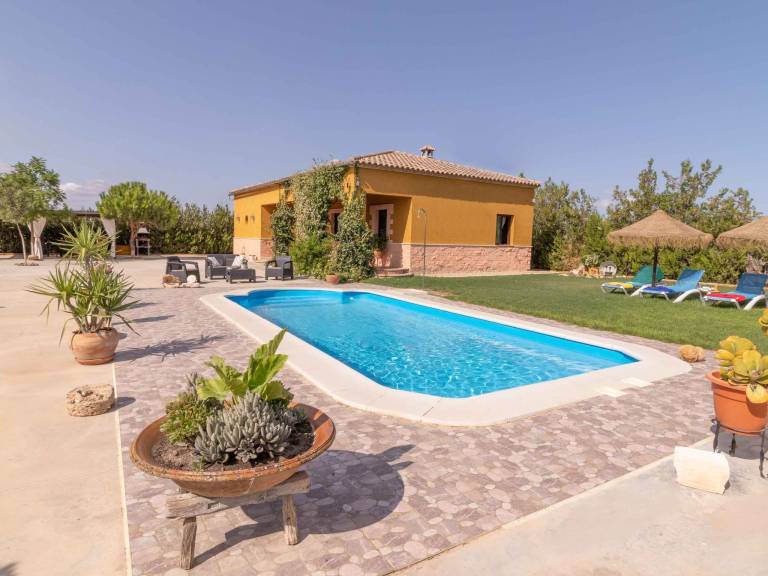 Vacation home with garden, private pool & patio in Spa