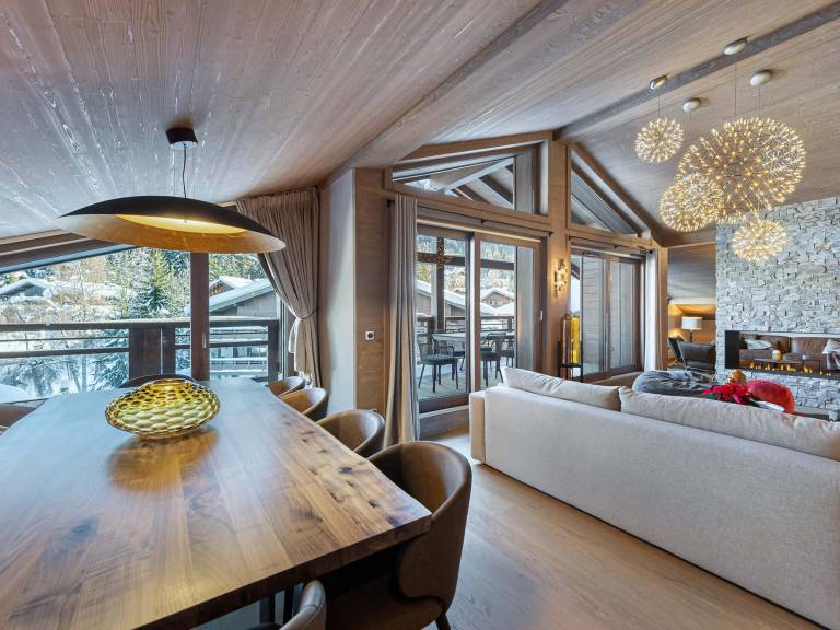 Penthouse in Megève with Jacuzzi, Sauna, Pool & Gym — photo 4
