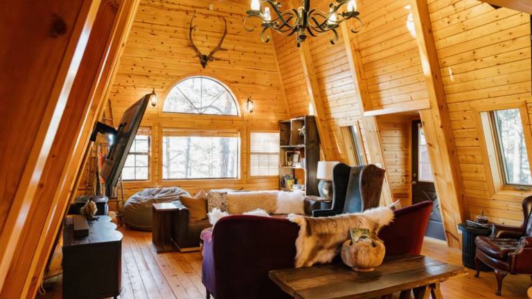 Child-friendly spacious cabin with barbeque & yard | Mountain view | Perfect for remote work | Dogs allowed in Show Low, AZ