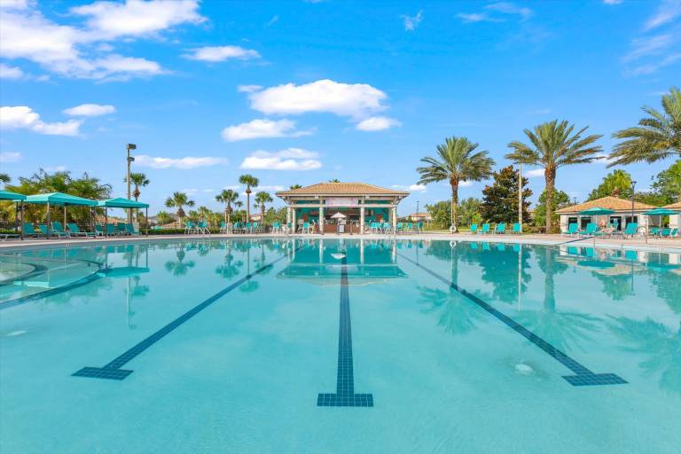 Family-oriented big vacation home with terrace & private pool | Pet-friendly in Osceola, FL