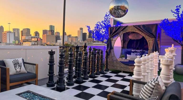 The Oasis Checkmate Stunning Rooftop with Views in Houston, TX