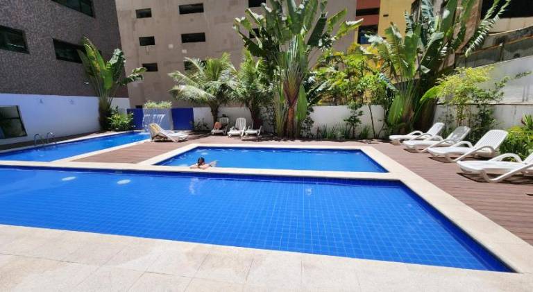 Holiday apartment with pool in Guarujá