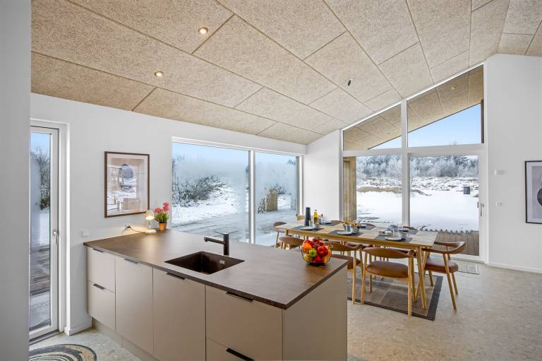 Ferienhaus mit Hund inNr. Lyngby Strand, Løkken Nordseeküste Dänemark f&uuml;r max. 6 Personen