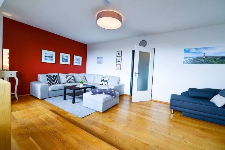 SHF3 – Ferienwohnung mit Meerblick in Cuxhaven-Sahlenburg direkt am Strand in Cuxhaven