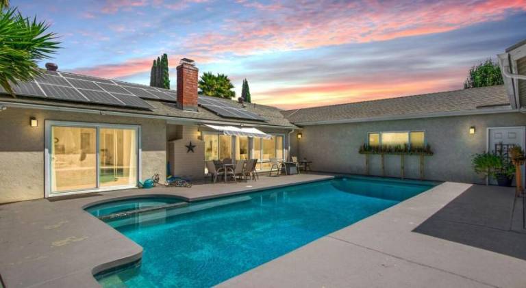 House with pool in Orange, CA