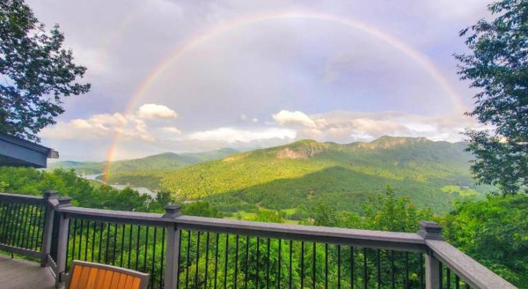 Big vacation home with pool & hot tub | Dogs allowed in Lake Lure, NC