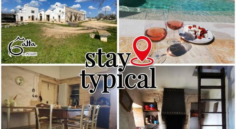 Farm with grill, pool & yard in Noci