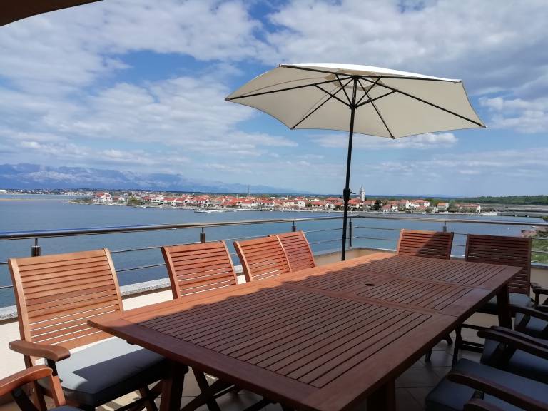 Privatzimmer in Nin, Kvarner-Bucht f&uuml;r max. 12 Personen