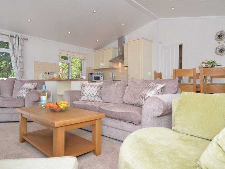 Lodge with garden, hot tub & patio | Pets are welcome — photo 2