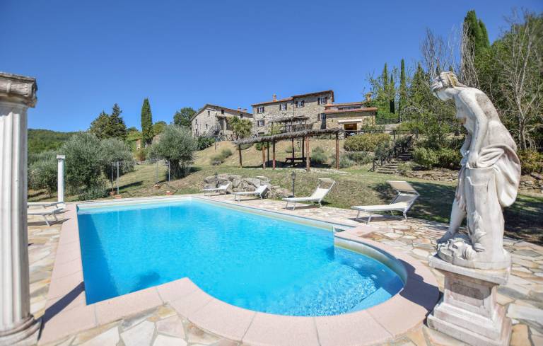 Ferienhaus in Caprese Michelangelo f&uuml;r max. 12 Personen, 
